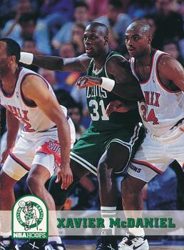 1993-94 Hoops - Promotional Panel 1 #NNO Xavier McDaniel Front