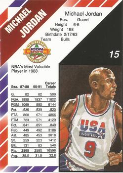 1992-93 Icon Sports Barcelona Commemorative #15 Michael Jordan Back