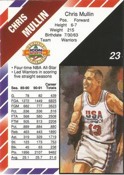 1992-93 Icon Sports Barcelona Commemorative #23 Chris Mullin Back