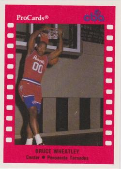 1990-91 ProCards CBA #32 Bruce Wheatley Front