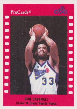 1990-91 ProCards CBA #170 Ron Cavenall Front