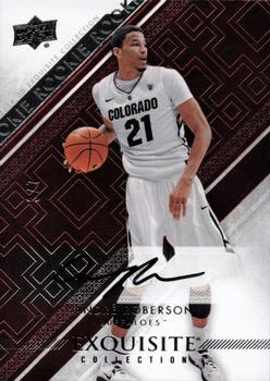 2013-14 Upper Deck Exquisite - Rookie Autographs Red #R2 Andre Roberson Front