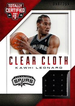 2014-15 Panini Totally Certified - Clear Cloth Jerseys Red #74 Kawhi Leonard Front