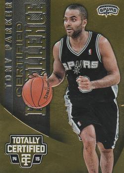 2014-15 Panini Totally Certified - Excellence #12 Tony Parker Front