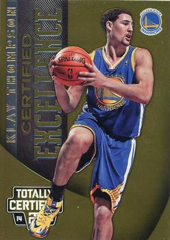 2014-15 Panini Totally Certified - Excellence #23 Klay Thompson Front