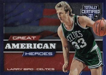 2014-15 Panini Totally Certified - Great American Heroes #26 Larry Bird Front