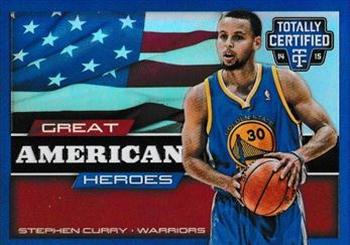 2014-15 Panini Totally Certified - Great American Heroes Mirror #8 Stephen Curry Front
