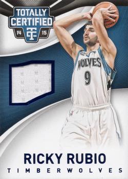 2014-15 Panini Totally Certified - Jerseys Blue #64 Ricky Rubio Front