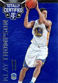 2014-15 Panini Totally Certified - Platinum Blue #31 Klay Thompson Front