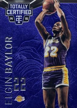 2014-15 Panini Totally Certified - Platinum Blue #140 Elgin Baylor Front