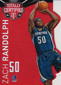 2014-15 Panini Totally Certified - Platinum Mirror Red Die Cuts #5 Zach Randolph Front