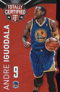2014-15 Panini Totally Certified - Platinum Mirror Red Die Cuts #16 Andre Iguodala Front