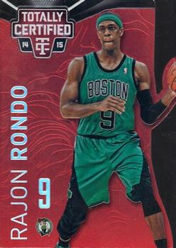 2014-15 Panini Totally Certified - Platinum Mirror Red Die Cuts #59 Rajon Rondo Front