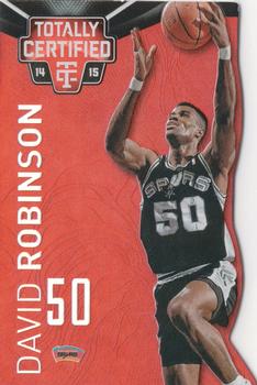 2014-15 Panini Totally Certified - Platinum Mirror Red Die Cuts #138 David Robinson Front