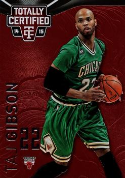 2014-15 Panini Totally Certified - Platinum Red #70 Taj Gibson Front
