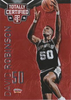 2014-15 Panini Totally Certified - Platinum Red #138 David Robinson Front