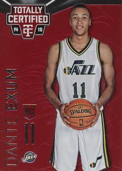 2014-15 Panini Totally Certified - Platinum Red #145a Dante Exum Front
