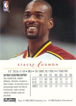 1993-94 SkyBox Schick #NNO Stacey Augmon Back