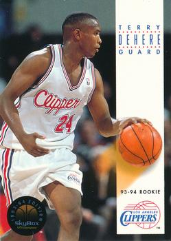1993-94 SkyBox Schick #NNO Terry Dehere Front