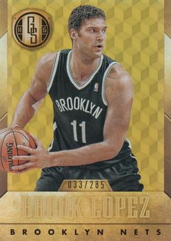 2014-15 Panini Gold Standard #121 Brook Lopez Front