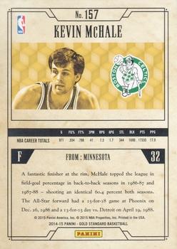 2014-15 Panini Gold Standard #157 Kevin McHale Back