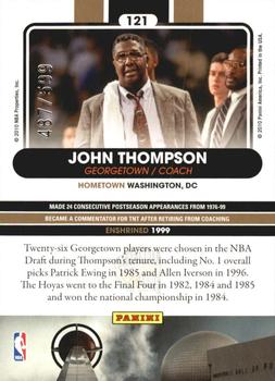 2010 Panini Hall of Fame #121 John Thompson  Back