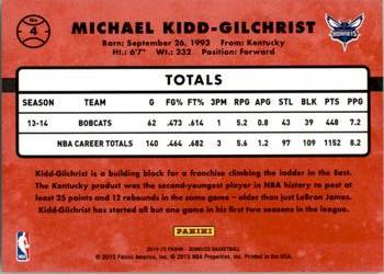 2014-15 Donruss #4 Michael Kidd-Gilchrist Back