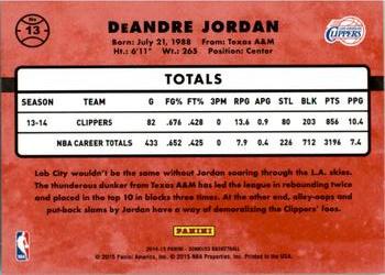 2014-15 Donruss #13 DeAndre Jordan Back