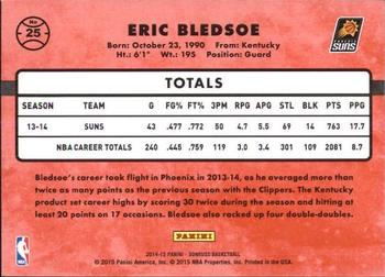 2014-15 Donruss #25 Eric Bledsoe Back