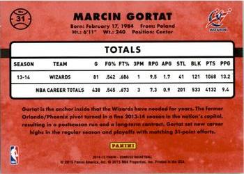 2014-15 Donruss #31 Marcin Gortat Back