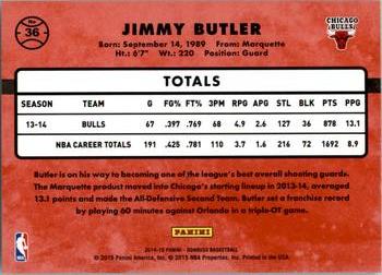 2014-15 Donruss #36 Jimmy Butler Back