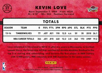 2014-15 Donruss #37 Kevin Love Back