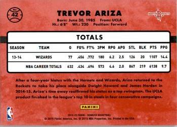 2014-15 Donruss #42 Trevor Ariza Back