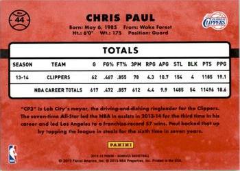 2014-15 Donruss #44 Chris Paul Back