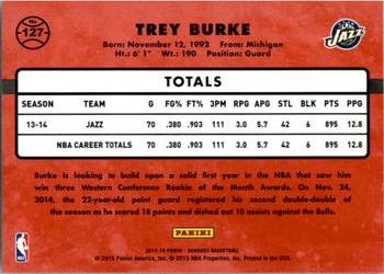 2014-15 Donruss #127 Trey Burke Back