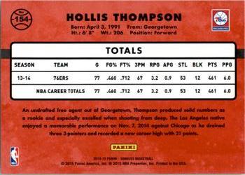 2014-15 Donruss #154 Hollis Thompson Back