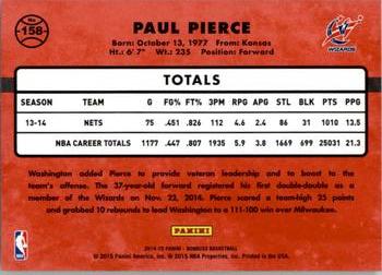 2014-15 Donruss #158 Paul Pierce Back