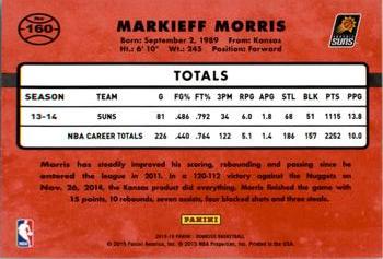 2014-15 Donruss #160 Markieff Morris Back