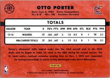 2014-15 Donruss #187 Otto Porter Back