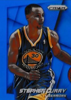 2014-15 Panini Prizm - Prizms Blue #92 Stephen Curry Front