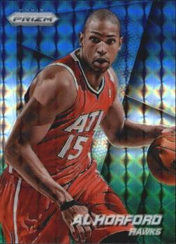 2014-15 Panini Prizm - Prizms Blue and Green Mosaic #7 Al Horford Front