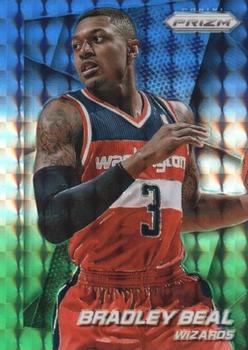 2014-15 Panini Prizm - Prizms Blue and Green Mosaic #19 Bradley Beal Front