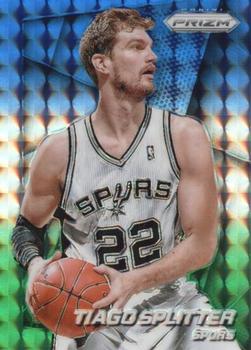 2014-15 Panini Prizm - Prizms Blue and Green Mosaic #24 Tiago Splitter Front