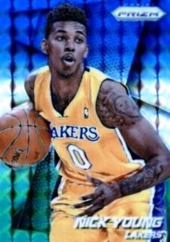 2014-15 Panini Prizm - Prizms Blue and Green Mosaic #40 Nick Young Front