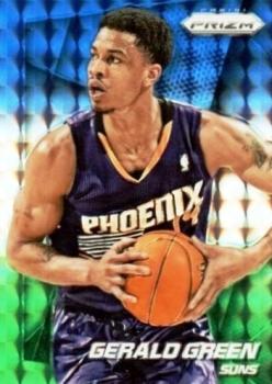2014-15 Panini Prizm - Prizms Blue and Green Mosaic #53 Gerald Green Front