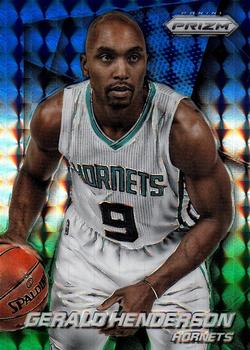 2014-15 Panini Prizm - Prizms Blue and Green Mosaic #63 Gerald Henderson Front