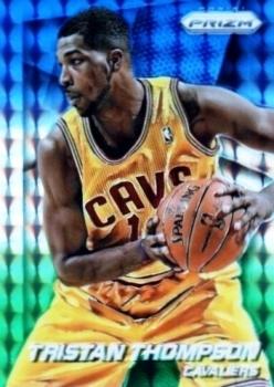 2014-15 Panini Prizm - Prizms Blue and Green Mosaic #84 Tristan Thompson Front