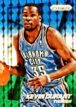 2014-15 Panini Prizm - Prizms Blue and Green Mosaic #86 Kevin Durant Front