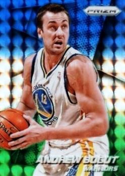 2014-15 Panini Prizm - Prizms Blue and Green Mosaic #87 Andrew Bogut Front