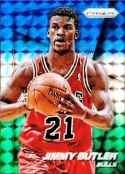 2014-15 Panini Prizm - Prizms Blue and Green Mosaic #95 Jimmy Butler Front